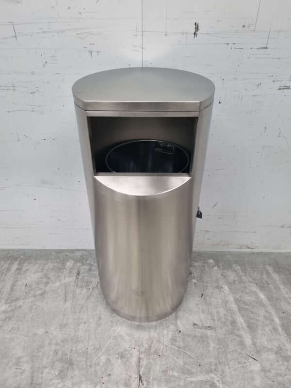 RVS Combisteel Prullenbak afvalbak 40 ltr Horeca
