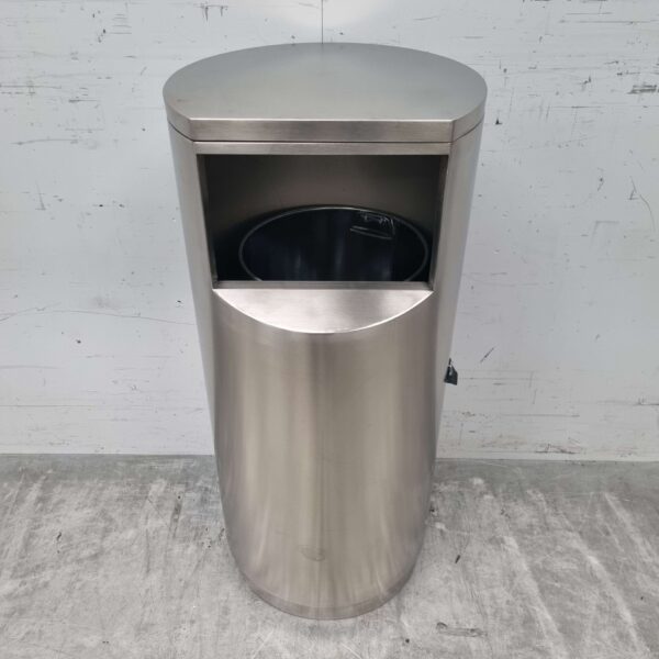 RVS Combisteel Prullenbak afvalbak 40 ltr Horeca
