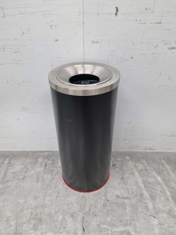 RVS Combisteel Prullenbak afvalbak vlamdover 35 ltr Horeca