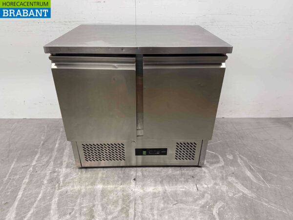 RVS Koelwerkbank 2 deuren 90,5 cm 230V Horeca
