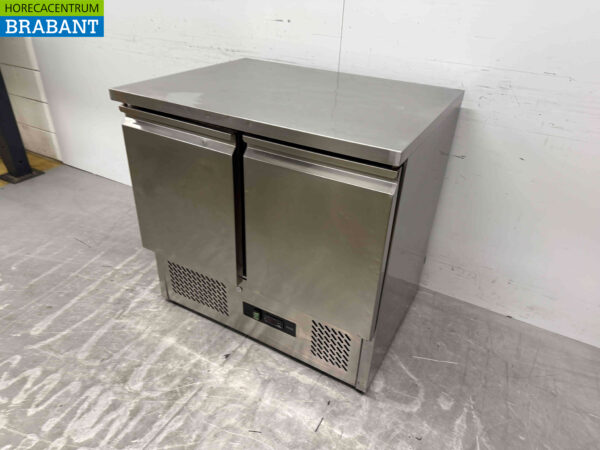RVS Koelwerkbank 2 deuren 90,5 cm 230V Horeca - Afbeelding 3