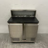 RVS Koelwerkbank Saladette 2 deuren 90 cm 230V Horeca