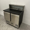 RVS Koelwerkbank Saladette 2 deuren 90 cm 230V Horeca - Afbeelding 2