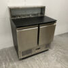 RVS Koelwerkbank Saladette 2 deuren 90 cm 230V Horeca - Afbeelding 3