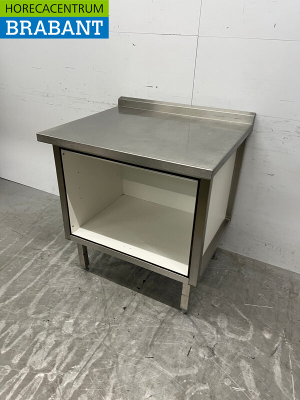 RVS Werktafel Tafel 85 x 75 x 90,5 cm Horeca - Afbeelding 2