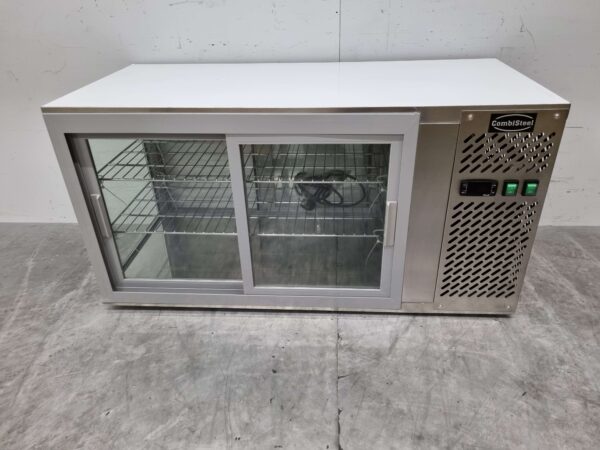 RVS Combisteel Koelvitrine Opzetvitrine 111 cm 230V Horeca
