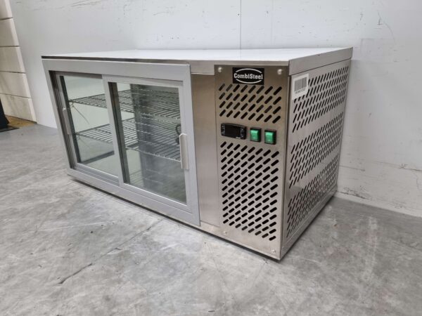 RVS Combisteel Koelvitrine Opzetvitrine 111 cm 230V Horeca - Afbeelding 2