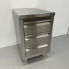 RVS Werkkast Kast Werktafel Premium-line Ladenkast 3 laden 50 cm Horeca - Afbeelding 3