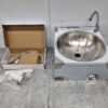 RVS Wasbak Spoelbak met kniebediening 40 x 40 cm Horeca