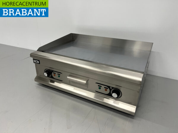 RVS Grillplaat Bakplaat Chroom bakplaat 75 cm 400V Horeca - Afbeelding 2