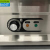 RVS Grillplaat Bakplaat Chroom bakplaat 75 cm 400V Horeca - Afbeelding 4