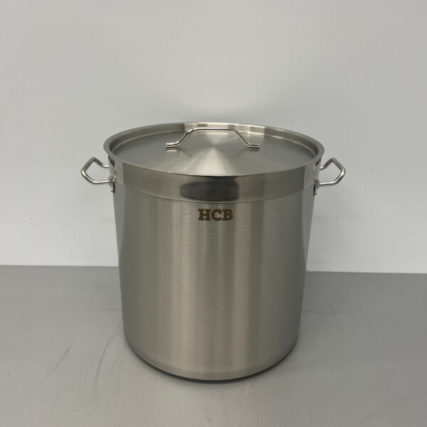 RVS HCB Soeppan Kookpan Pan Inductie 36,5 x 37 cm 33 liter Horeca