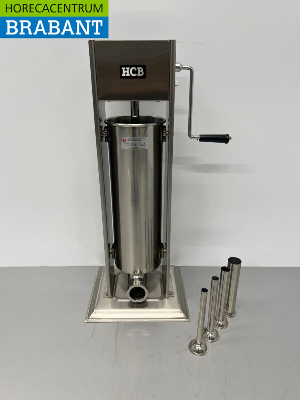 RVS Verticale vulbus stopbus worstvuller 7 liter Horeca Slagerij
