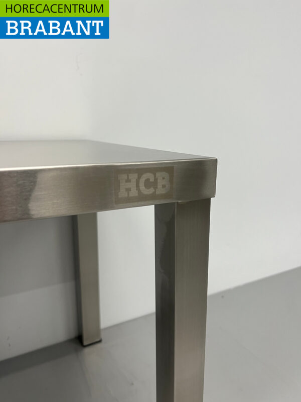 HCB RVS Etagère Brug Basic-line 180 x 35 x 40 cm Horeca - Afbeelding 4