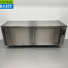RVS Warmhoudkast Bordenwarmhoudkast 2 schuifdeuren Premium-line 200 cm Horeca