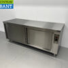 RVS Warmhoudkast Bordenwarmhoudkast 2 schuifdeuren Premium-line 200 cm Horeca - Afbeelding 2