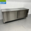 RVS Warmhoudkast Bordenwarmhoudkast 2 schuifdeuren Premium-line 200 cm Horeca - Afbeelding 3
