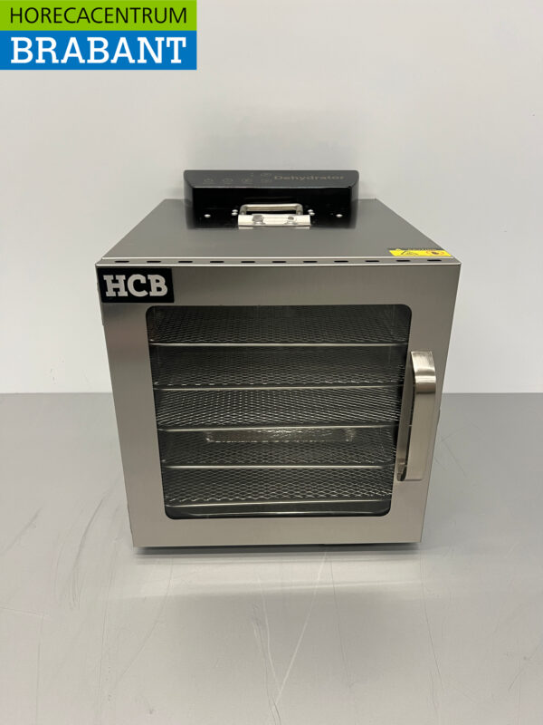 RVS Voedseldroger Droogautomaat Fruitdroger 6 rekken 230V Horeca