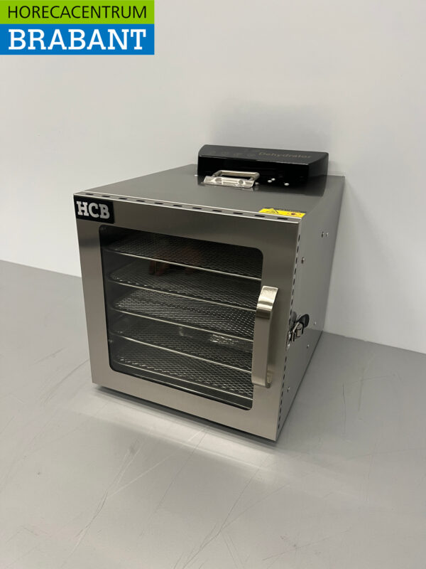 RVS Voedseldroger Droogautomaat Fruitdroger 6 rekken 230V Horeca - Afbeelding 2