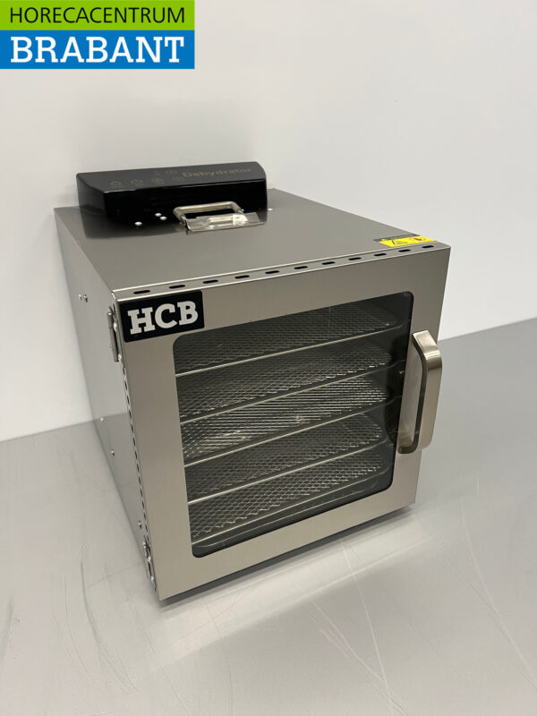 RVS Voedseldroger Droogautomaat Fruitdroger 6 rekken 230V Horeca - Afbeelding 3