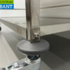 RVS Serveerwagen Dienwagen 2 lagen 95 cm Horeca - Afbeelding 6