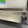 RVS Serveerwagen Dienwagen 2 bakken 95 cm Horeca - Afbeelding 4