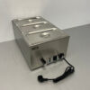 RVS Bain marie 3 x 1/3 GN 230V Horeca - Afbeelding 2
