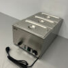 RVS Bain marie 3 x 1/3 GN 230V Horeca - Afbeelding 3