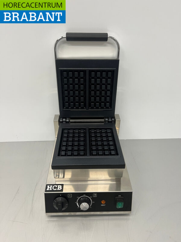 RVS Wafelijzer Luikse wafels 230V Horeca - Afbeelding 4