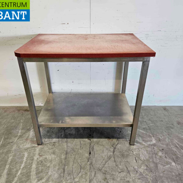 RVS Polyethyleen PE Snijtafel Werktafel 99 x 70 x 93 cm Horeca Slagerij