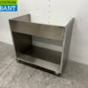 RVS Saro Verrijdbare werktafel met opstaande rand 96 x 60 x 92 cm Horeca - Afbeelding 2