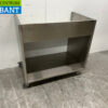 RVS Saro Verrijdbare werktafel met opstaande rand 96 x 60 x 92 cm Horeca - Afbeelding 3