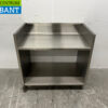 RVS Saro Verrijdbare werktafel met opstaande rand 96 x 60 x 92 cm Horeca - Afbeelding 4