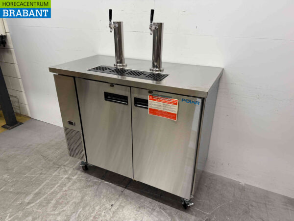 Polar G-Series direct draw fust bierdispenser, dubbele tapkraan 124,7 cm 230V Horeca - Afbeelding 3