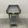 RVS Werktafel 50 x 70 opstaande rand Horeca