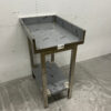 RVS Werktafel 50 x 70 opstaande rand Horeca - Afbeelding 3