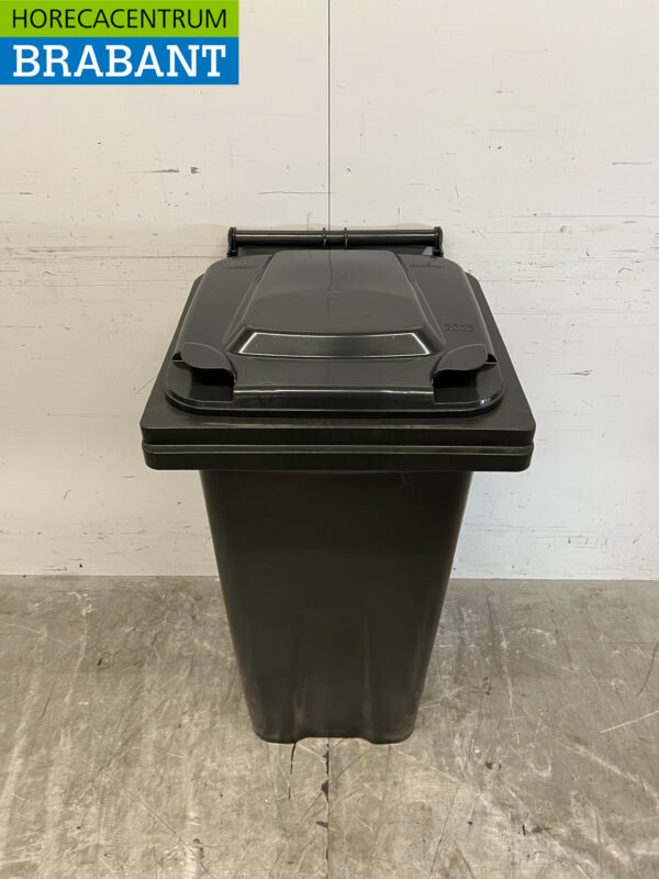 Saro grote afvalcontainer 120 liter Zwart Horeca