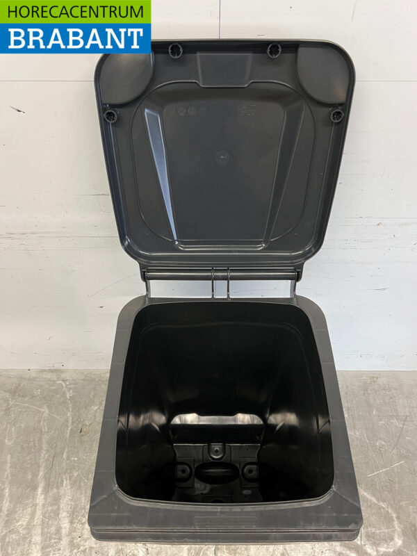 Saro grote afvalcontainer 120 liter Zwart Horeca - Afbeelding 4