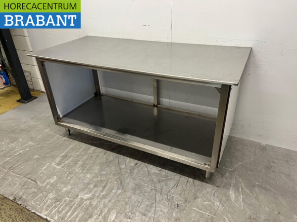 RVS Werktafel 170 x 79,5 x 88,5 cm Horeca - Afbeelding 2