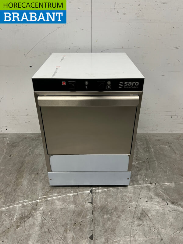 RVS Saro Glazenspoelmachine met zeepdoseerpomp 230V Horeca