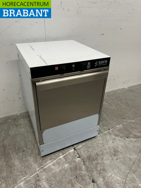 RVS Saro Glazenspoelmachine met zeepdoseerpomp 230V Horeca - Afbeelding 3