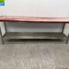 RVS Snijtafel Polyethyleen PE 242 x 60 x 85.5 cm Horeca Slagerij