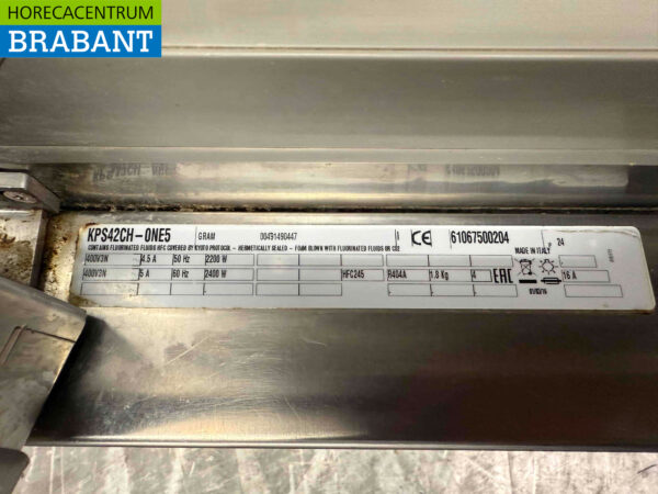 RVS Gram Blastchiller Shockkoeler 10 x 1/1 GN of 60/40 cm 400V Horeca - Afbeelding 6