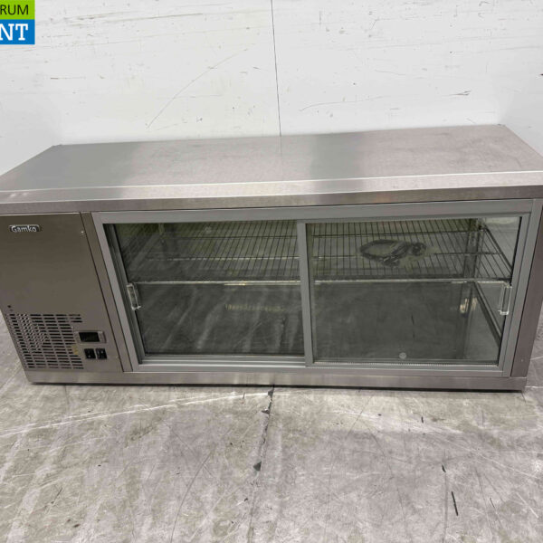 RVS Gamko Koelvitrine Gebaksvitrine 131 cm 230V Horeca
