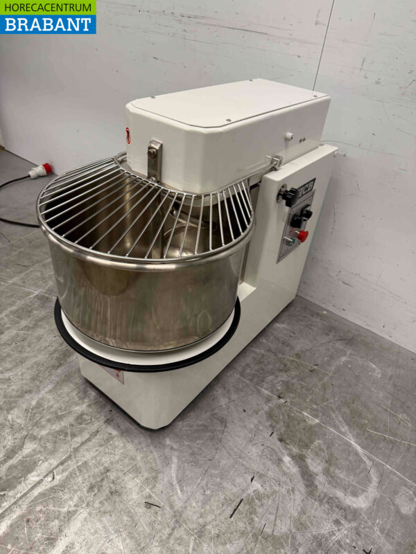 RVS HCB Spiraalkneder deegmenger deegmixer 40 liter 400V Horeca - Afbeelding 2