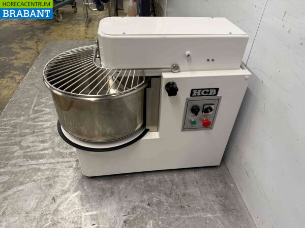 RVS HCB Spiraalkneder deegmenger deegmixer 40 liter 400V Horeca - Afbeelding 3