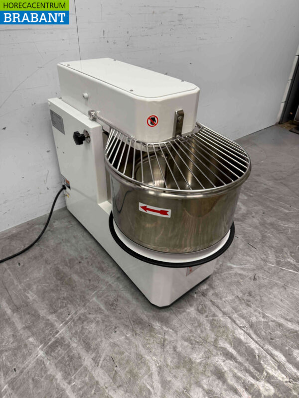 RVS HCB Spiraalkneder deegmenger deegmixer 40 liter 400V Horeca - Afbeelding 4