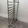 RVS Regaalwagen 12 x 1/1 gastronorm/GN Horeca - Afbeelding 3