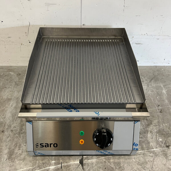 RVS Saro Bakplaat 39,5 cm 230V Horeca