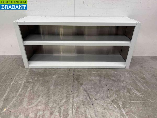 RVS Wandkast Open model 150 cm Horeca